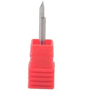 CENTER Solid Carbide V Type Flat Bottom Engraving Bits