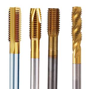 Amony HSS Cobalt 5% With Tin Coating Threading Machine Taps M35 Spiral Flute Tap