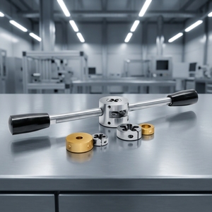 Multi-Size Manual Left-Hand Tube Threading Die Set